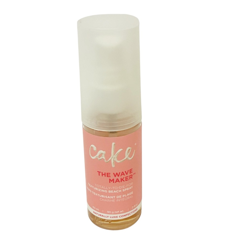 Cake Beauty THE WAVE MAKER Texturizing Beach Spray 2 oz 60 ml Travel Size Vegan